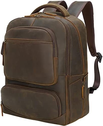 Men's Casual School Backpack - Olive - Image 3
