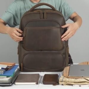 Men’s Slim Commuter Backpack – Black