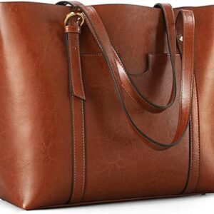 Women’s Zip-Top Tote Bag – Tan
