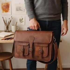 Men’s Anti-Theft Travel Backpack – Grey