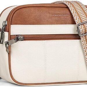 Women’s Quilted Crossbody Bag – Blush