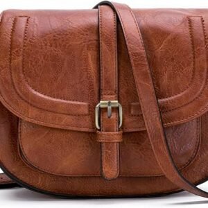 Women’s Canvas Messenger Bag – White