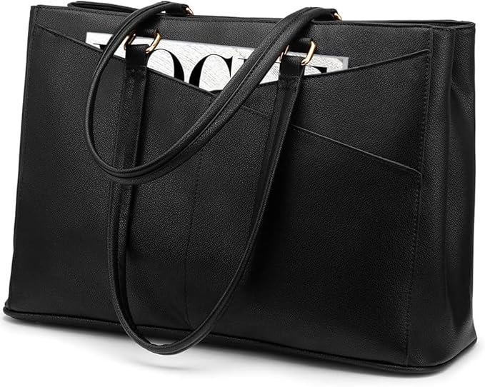 Women's Laptop Tote Bag - Cream - Image 3