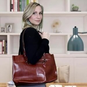 Women’s Leather Tote Bag – Rose