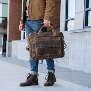 Men’s Canvas Daypack – Brown