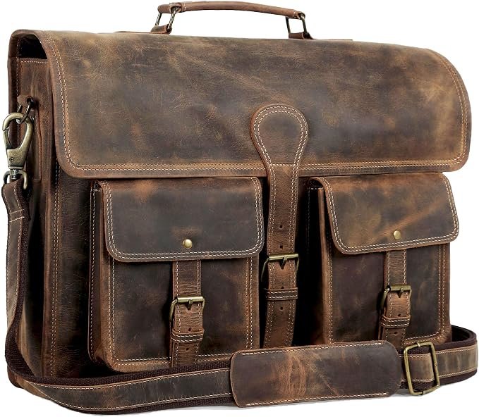 Men's Convertible Tote Backpack - Brown - Image 4