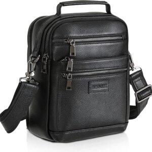 Men’s Canvas Messenger Bag – Navy