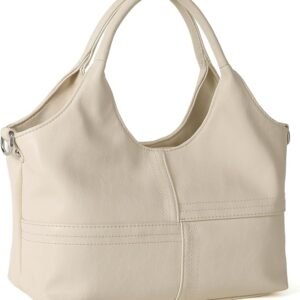 Women’s Zip-Top Tote Bag – White