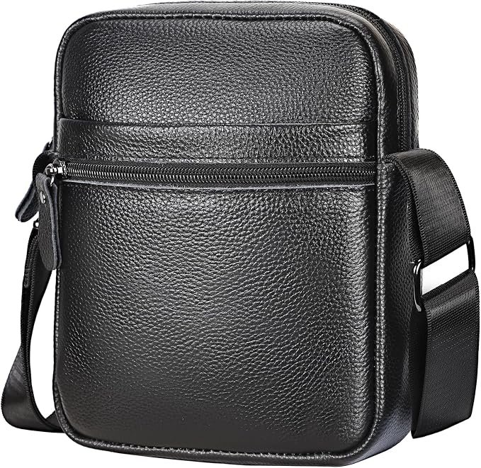 Men's Canvas Messenger Bag - Brown - Image 4
