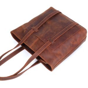 Men’s Laptop Tote Bag – Brown