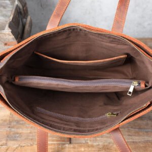 Men’s Structured Work Tote – Black